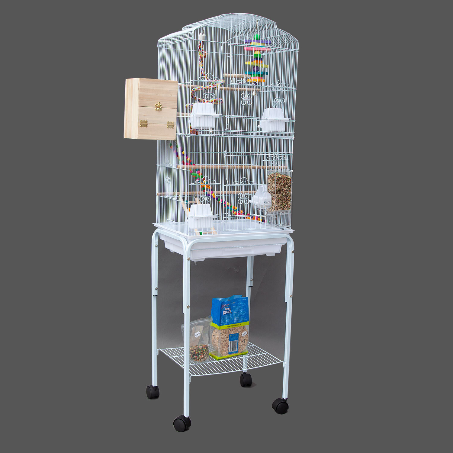 Standing store bird cages