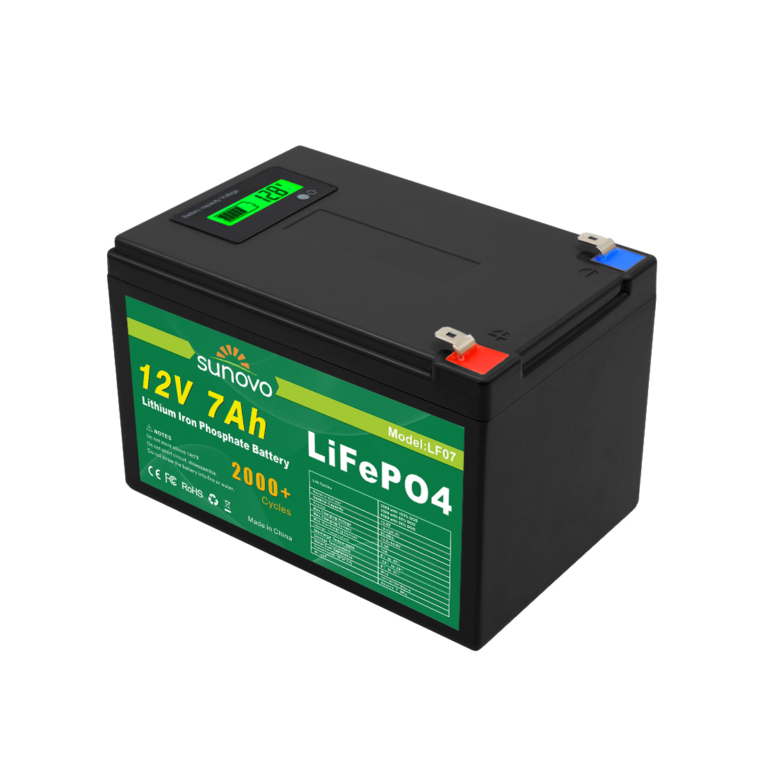 Batterie lithium Aliant LIFEP04 YLP07 12v 7Ah