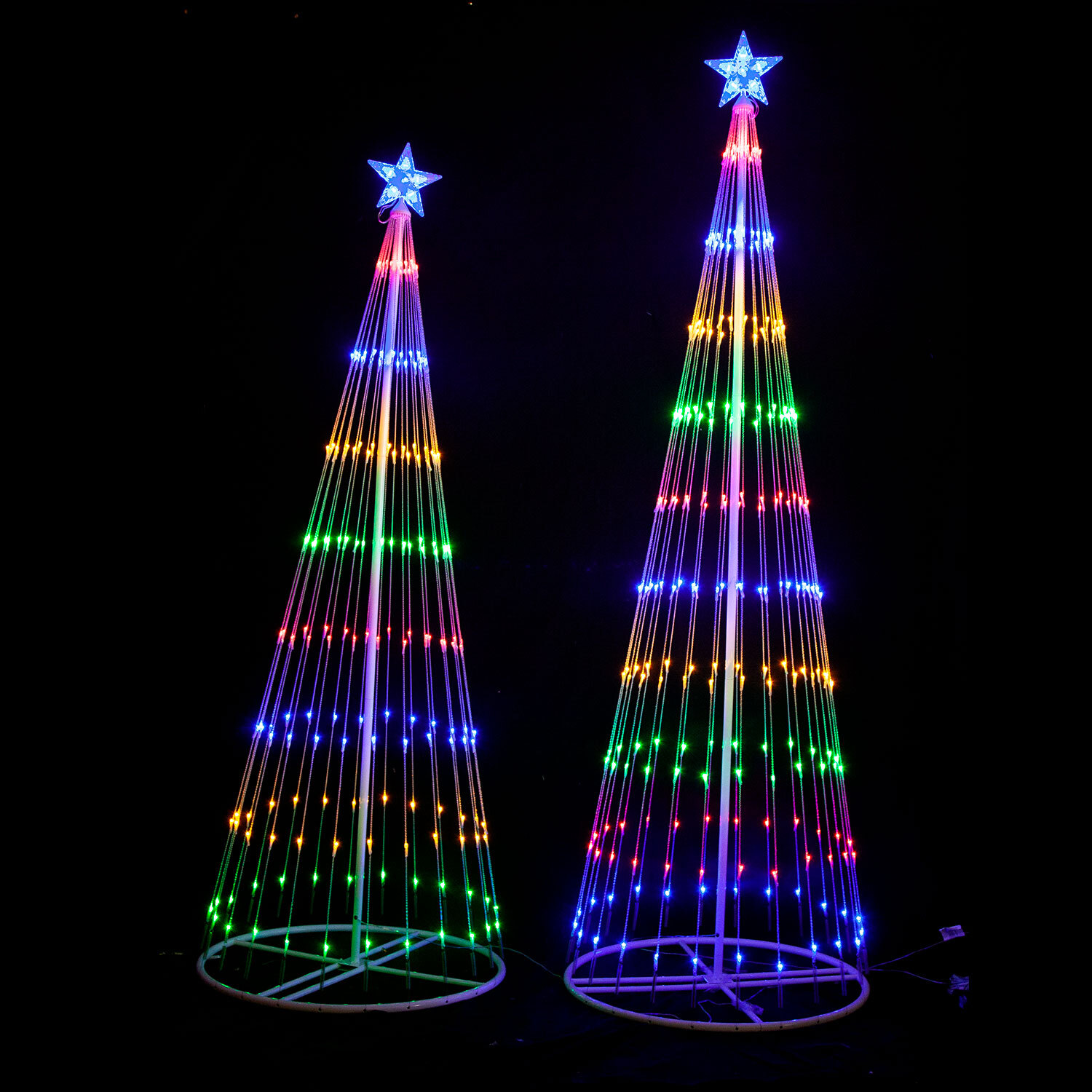 christmas tree shaped lights